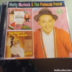 CDs de Música: MATTY MATLOCK AND THE PADUCAH PATROL ‎– AND THEY CALLED IT DIXIELAND / GOLD DIGGERS IN DIXIELAND. Lote 401898089
