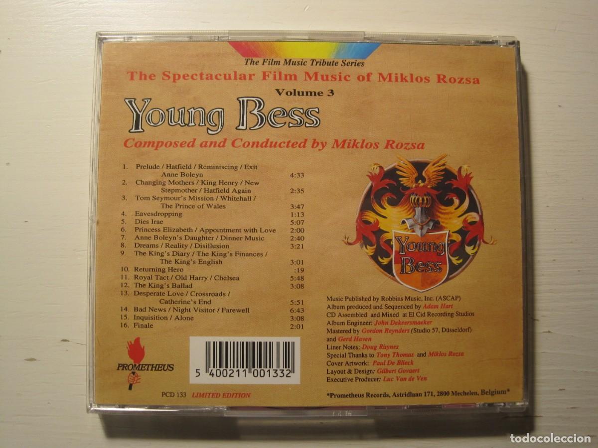 CDs de m&uacute;sica: Miklos Rozsa &ndash; Young Bess - Foto 2