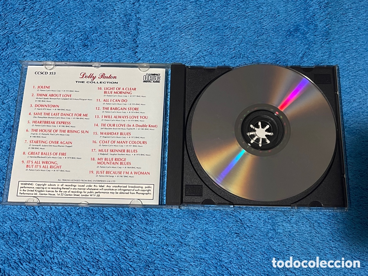 CDs de m&uacute;sica: CD DOLLY PARTON THE COLLECTION 1992 - Foto 5