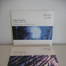 CDs de Música: CD. PETER RUZICKA. ORCHESTRA WORKS. VOL 1- 2. CDS. NEOS FUNDACION BBVA 2011