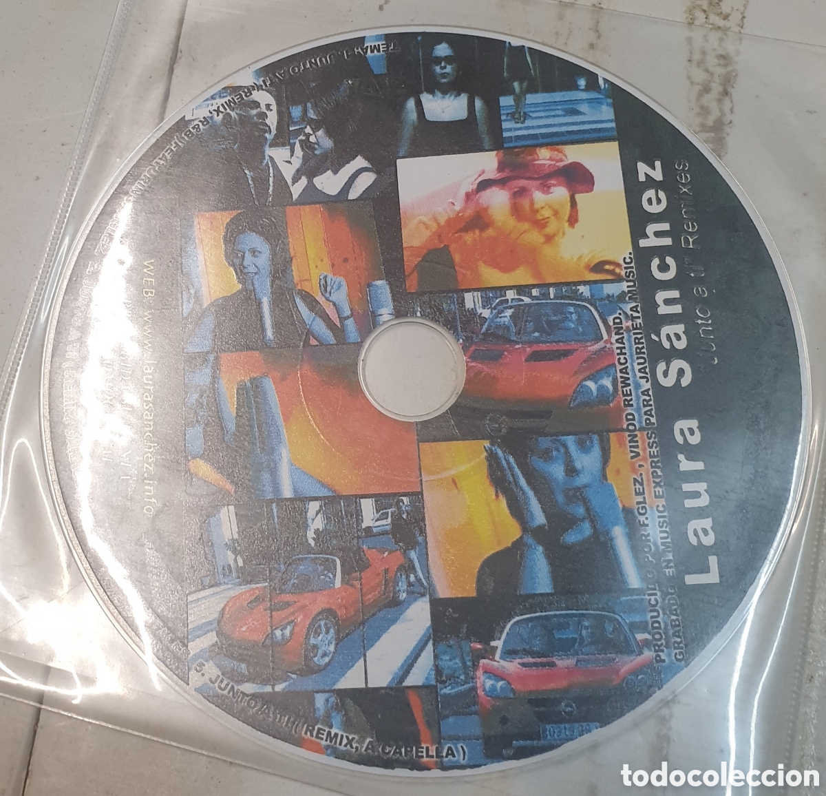 CDs de m&uacute;sica: Laura S&aacute;nchez - Junto a ti, remixes. Cd single - Foto 1
