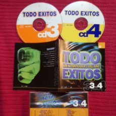 CDs de Música: TODO ÉXITOS: LOS AUTÉNTICOS N°1 DEL AÑO. VOL. 3-4. VALE MUSIC 1999.. Lote 402044234