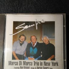 CDs de Música: MARCO DI MARCO - TRIO IN NEW YORK - SIEMPRE - CD. Lote 402094964