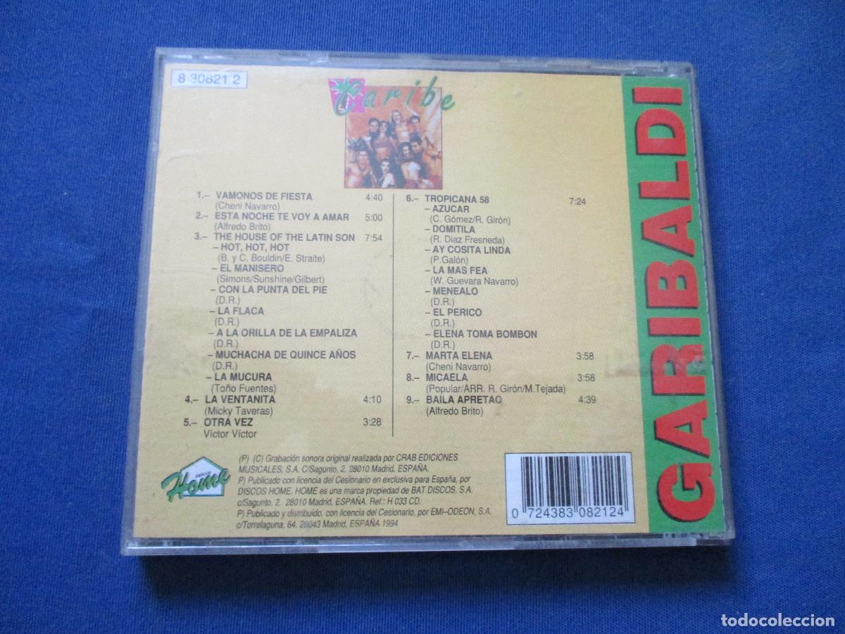 CDs de m&uacute;sica: CD - GARIBALDI &middot; CARIBE - Foto 4