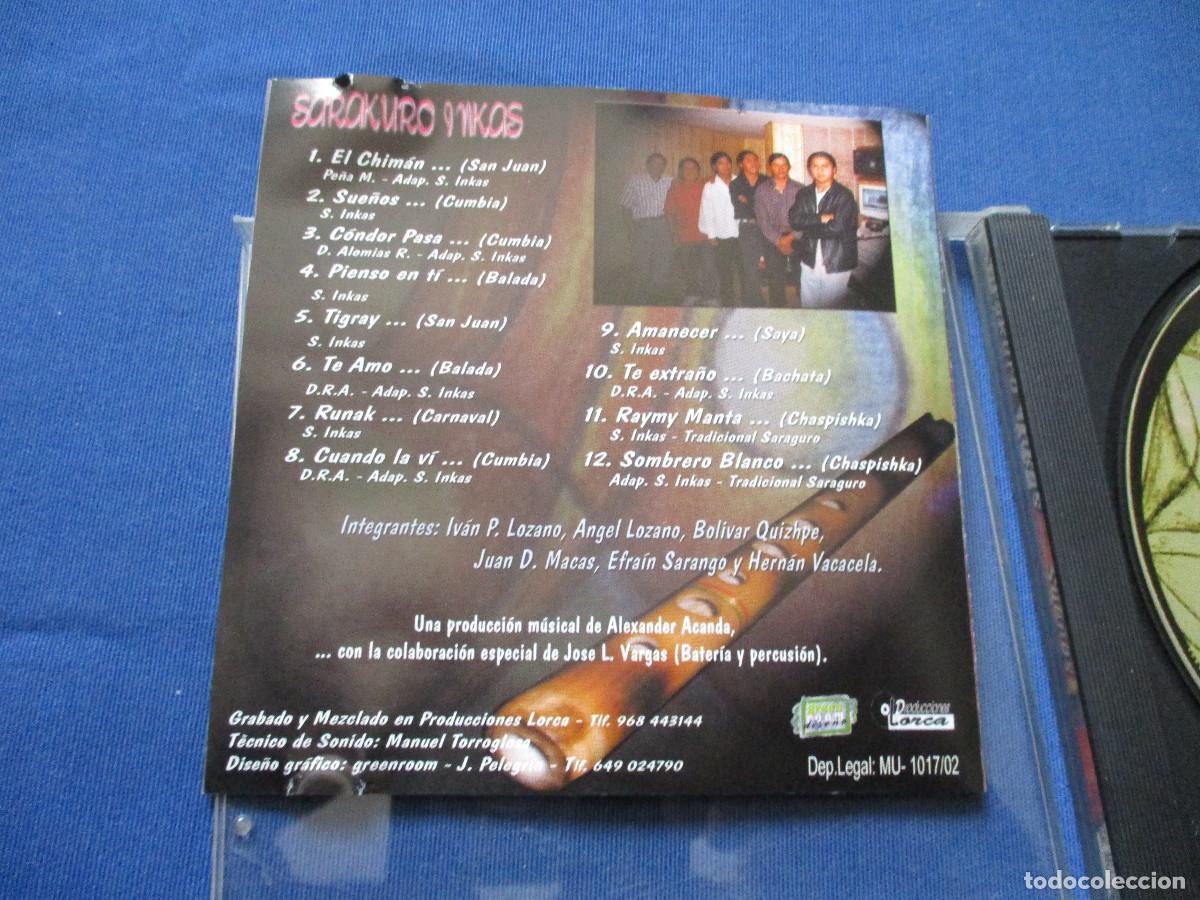 CDs de m&uacute;sica: CD - SARAKURO INKAS SUE&Ntilde;OS / MUY RARO - Foto 3
