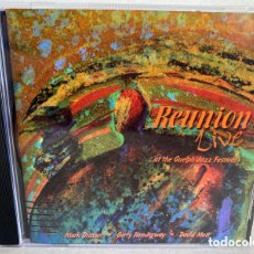 CDs de Música: MARK DRESSER, GERRY HEMINGWAY & DAVID MOTT - REUNION - LIVE...AT THE GUELPH FESTIVAL (CD, ALBUM). Lote 402177674