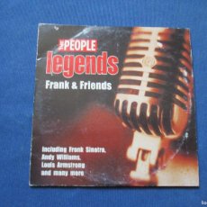CDs de Música: CD - THE PEOPLE / LEGENDS · FRANK & FRIENDS - FUNDA DE CARTÓN FORMATO CD. Lote 402178749