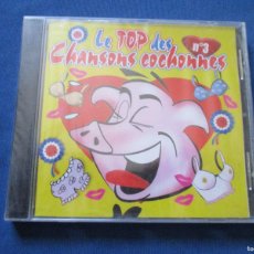 CDs de Música: CD - LE TOP DES CHANSONS COCHONNES N.º 3 / NUEVO Y PRECINTADO / MUY RARO. Lote 402192954
