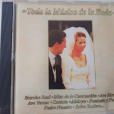 CDs de Música: TODA LA MÚSICA DE LA BODA DE ELENA Y JAIME. Lote 402204449