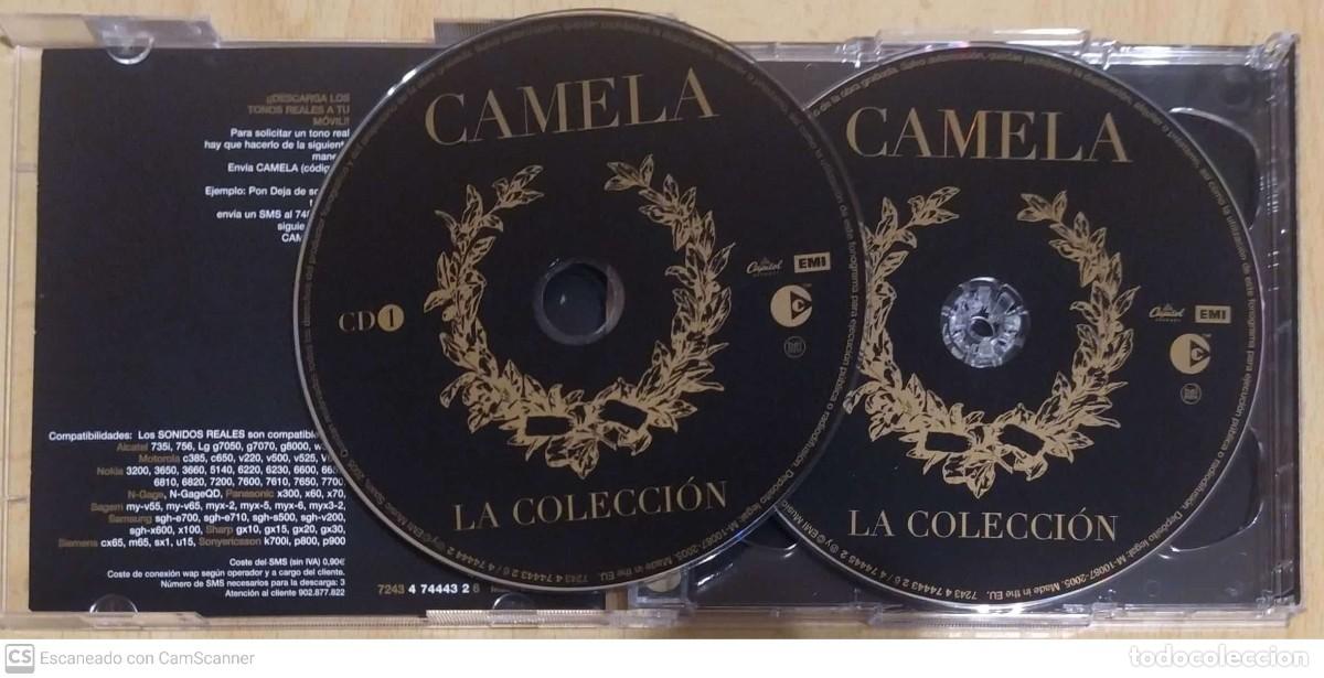 CDs de m&uacute;sica: CAMELA (ORO - LA COLECCION) 2 CDs 2005 - Foto 3