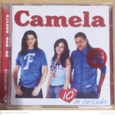 CDs de Música: CAMELA (10 DE CORAZON) CD + DVD 2004 INCLUYE POSTER. Lote 402293474