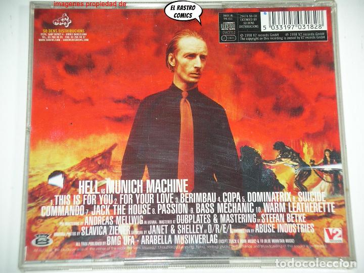 CDs de m&uacute;sica: Hell D J, Munich Machine, CD So Dens, V2, 1998, Electronic, House, Disco - Foto 2