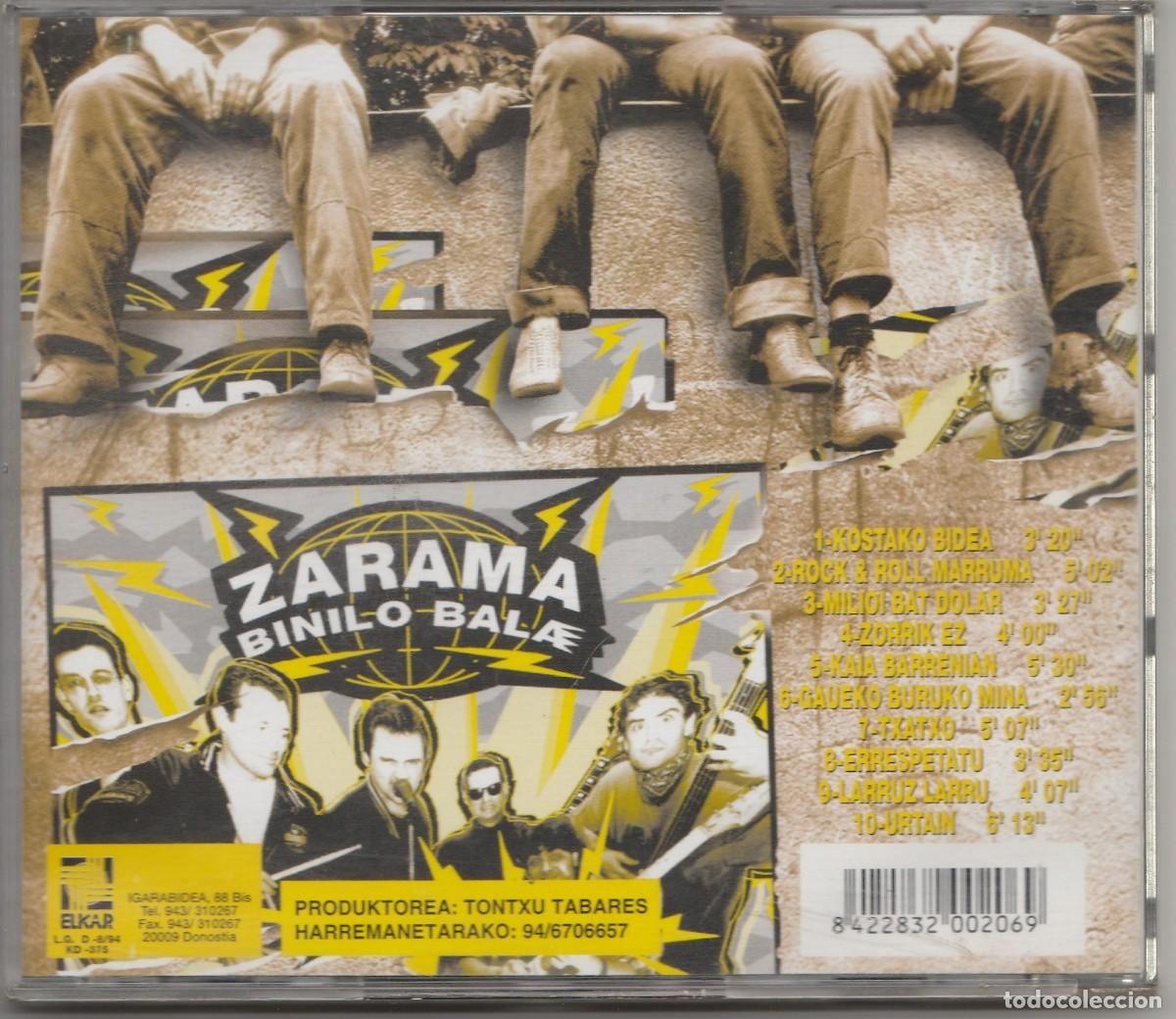 CDs de m&uacute;sica: CD - ZARAMA - BINILO BALA - Foto 2