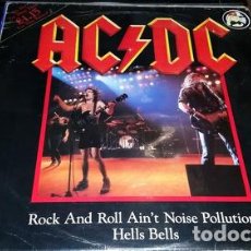 CDs de Música: ACDC ROCK AND ROLL AINT NOISE POLLUTION UK VINILO MAXI 1980. Lote 402347729