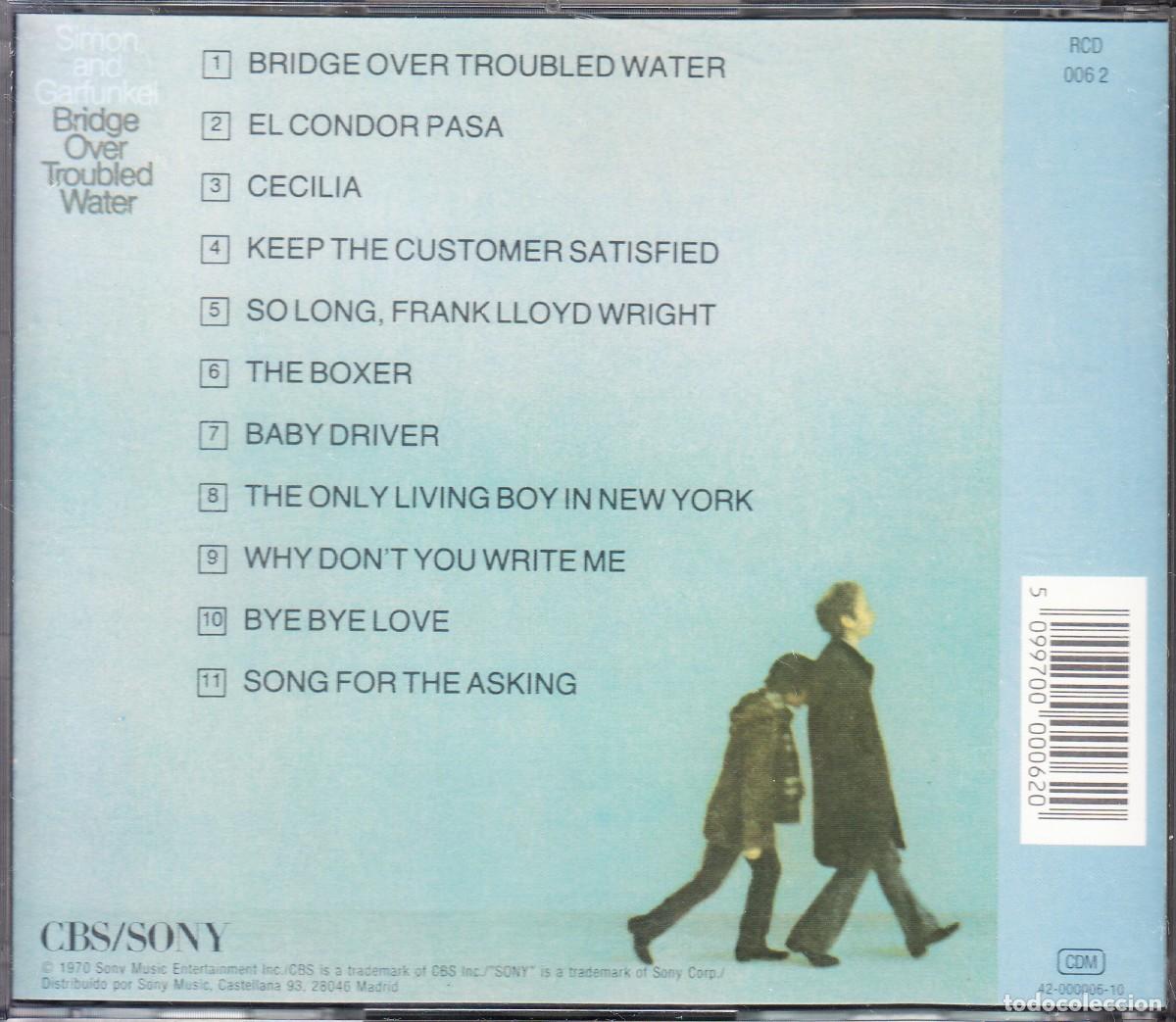 CDs de m&uacute;sica: SIMON &not; GARFUNKEL. BRIDGE OVER TROUBLE WATER. CD. - Foto 2