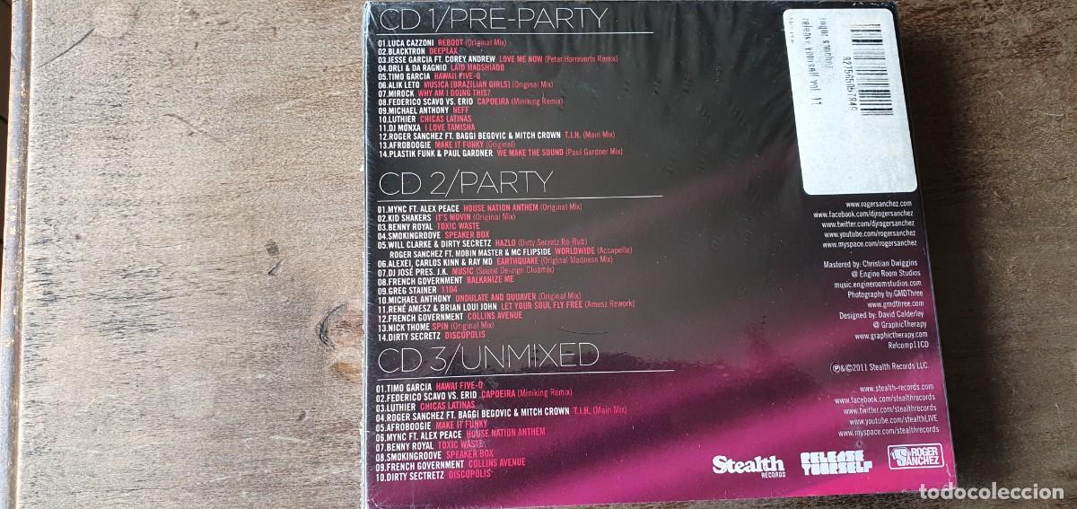 CDs de m&uacute;sica: ROGER SANCHEZ. RELEASE YOURSELF 11. 2011. CD. 3 DISCOS PRECINTADO - Foto 2