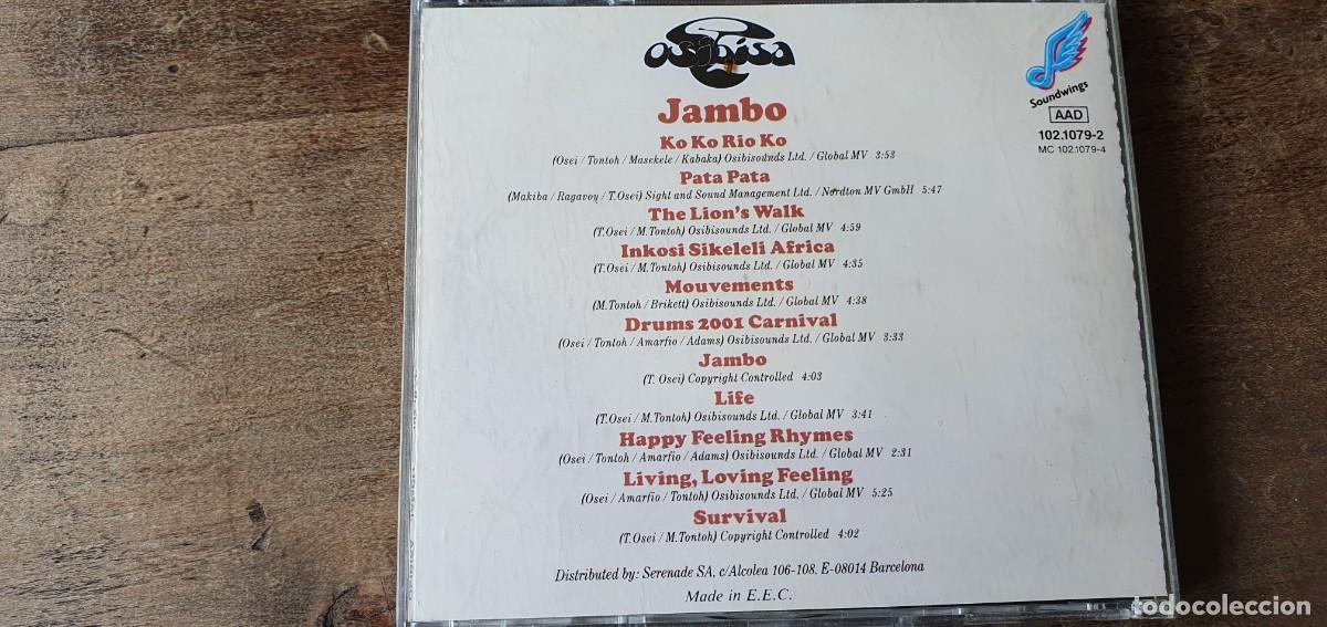 CDs de m&uacute;sica: OSIBISA. JAMBO. 1989. CD - Foto 2