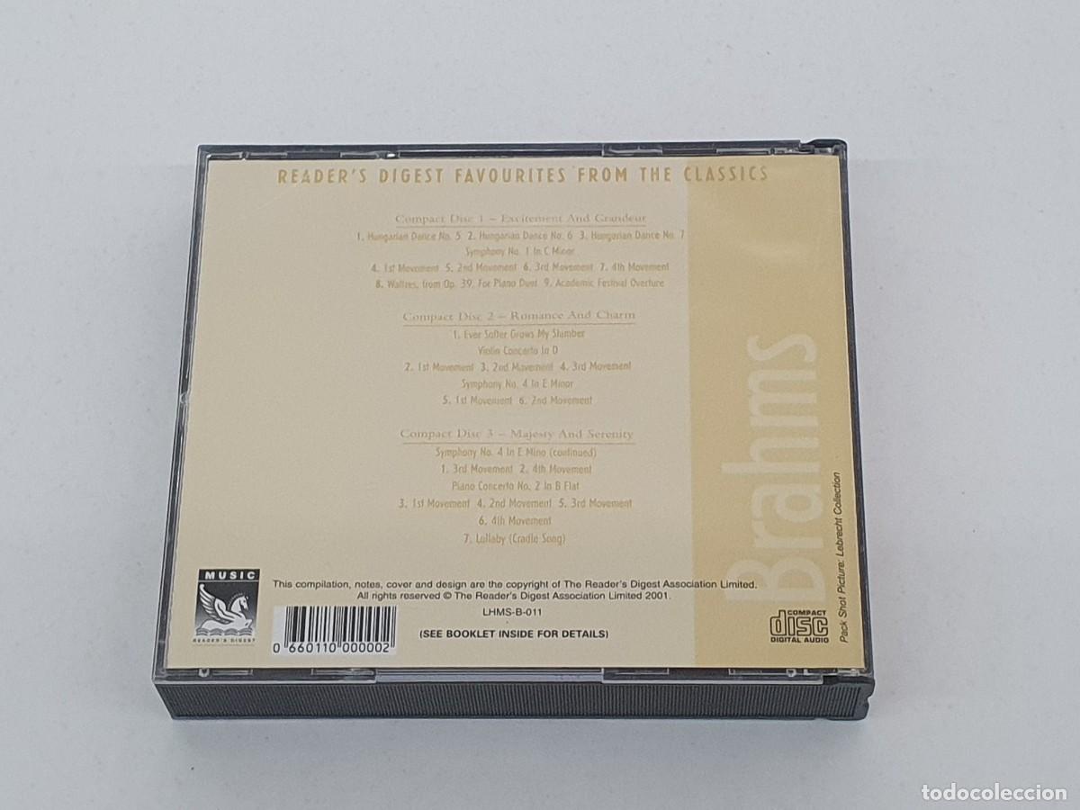 CDs de m&uacute;sica: 3 CD BRAHMS - FAVOURITES FROM THE CLASSICS - 2001 - Foto 4