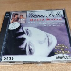 CDs de Música: GIANNI BELLA BELLA DAMA DOBLE CD ALBUM CANTADO EN ESPAÑOL1996 DUETO CON GINO VANNELLI TOTAL 23 TEMAS. Lote 402470804
