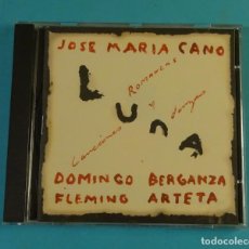 CDs de Música: CD LUNA. JOSÉ MARÍA CANO. OPERA MECANO. DOMINGO / ARTETA / BERGANZA / FLEMING. Lote 402483674