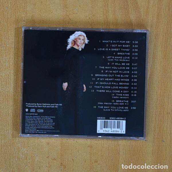 CDs de m&uacute;sica: FAITH HILL - BREATHE - CD - Foto 2