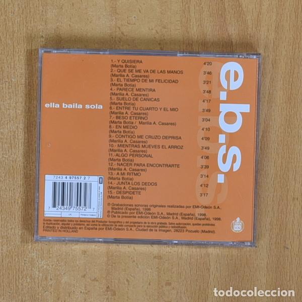 CDs de m&uacute;sica: ELLA BAILA SOLA - EBS - CD - Foto 2
