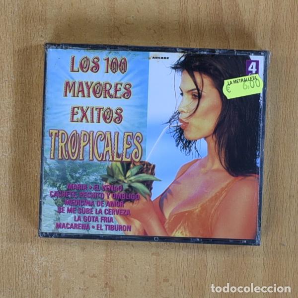 CDs de m&uacute;sica: VARIOS - LOS 100 MAYORES EXITOS TROPICALES - 4 CD - Foto 1