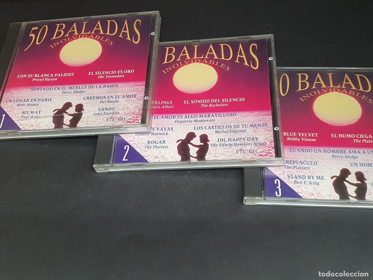 CDs de m&uacute;sica: PACK 3CD - 50 BALADAS INOLVIDABLES - 1992 - Foto 1
