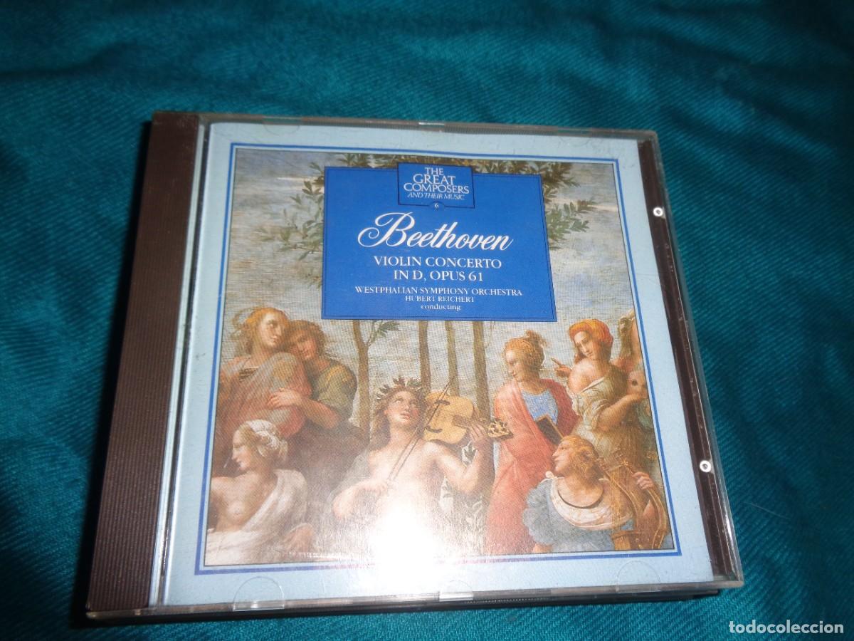CDs de m&uacute;sica: BEETHOVEN . VIOLIN CONCERTO IN D. OPUS 61. CD - Foto 1
