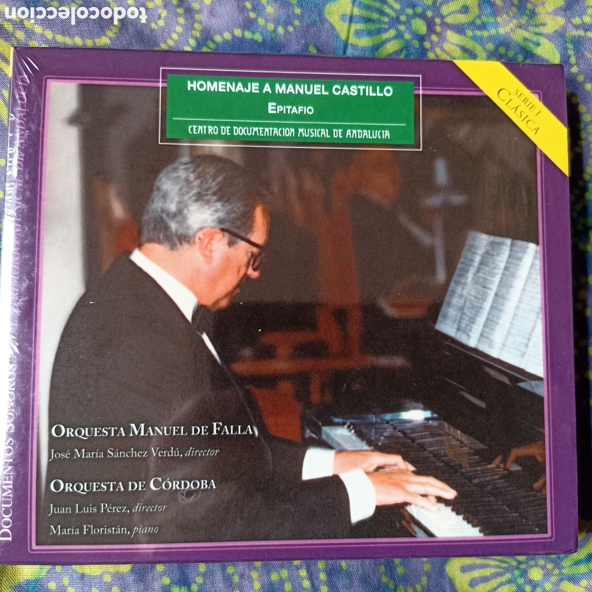 CDs de m&uacute;sica: Homenaje a Manuel Castillo. Epitafio/Castillo de Damas - Foto 1