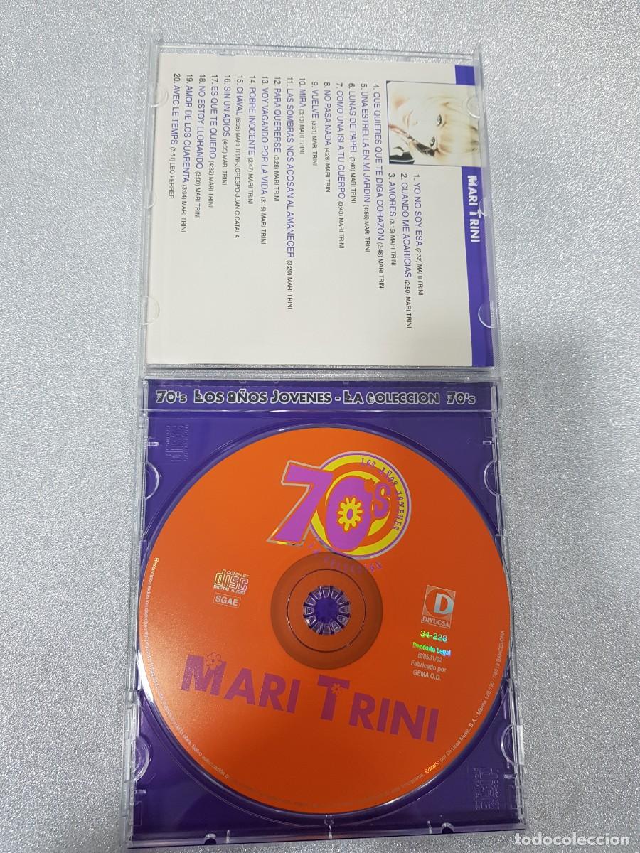 CDs de m&uacute;sica: Cd Mari trini los a&ntilde;os jovenes - Foto 2