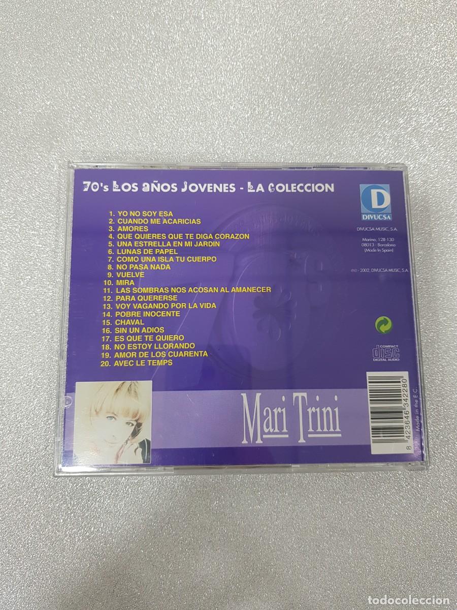 CDs de m&uacute;sica: Cd Mari trini los a&ntilde;os jovenes - Foto 3