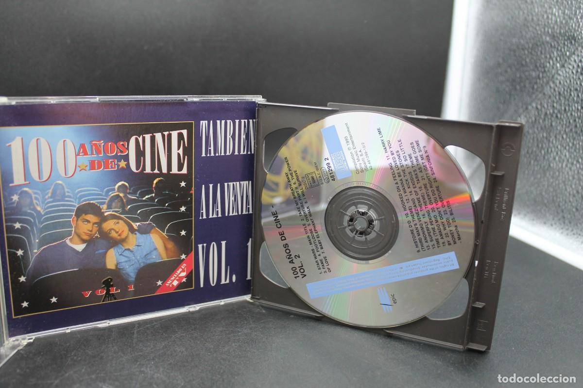 CDs de m&uacute;sica: 100 A&Ntilde;OS DE CINE DOBLE CD - Foto 3