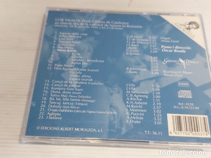 CDs de m&uacute;sica: COR VIVALDI EN CONCERT / PIANO I DIR: &Ograve;SCAR BOADA / CD 23 TEMAS / IMPECABLE. - Foto 3