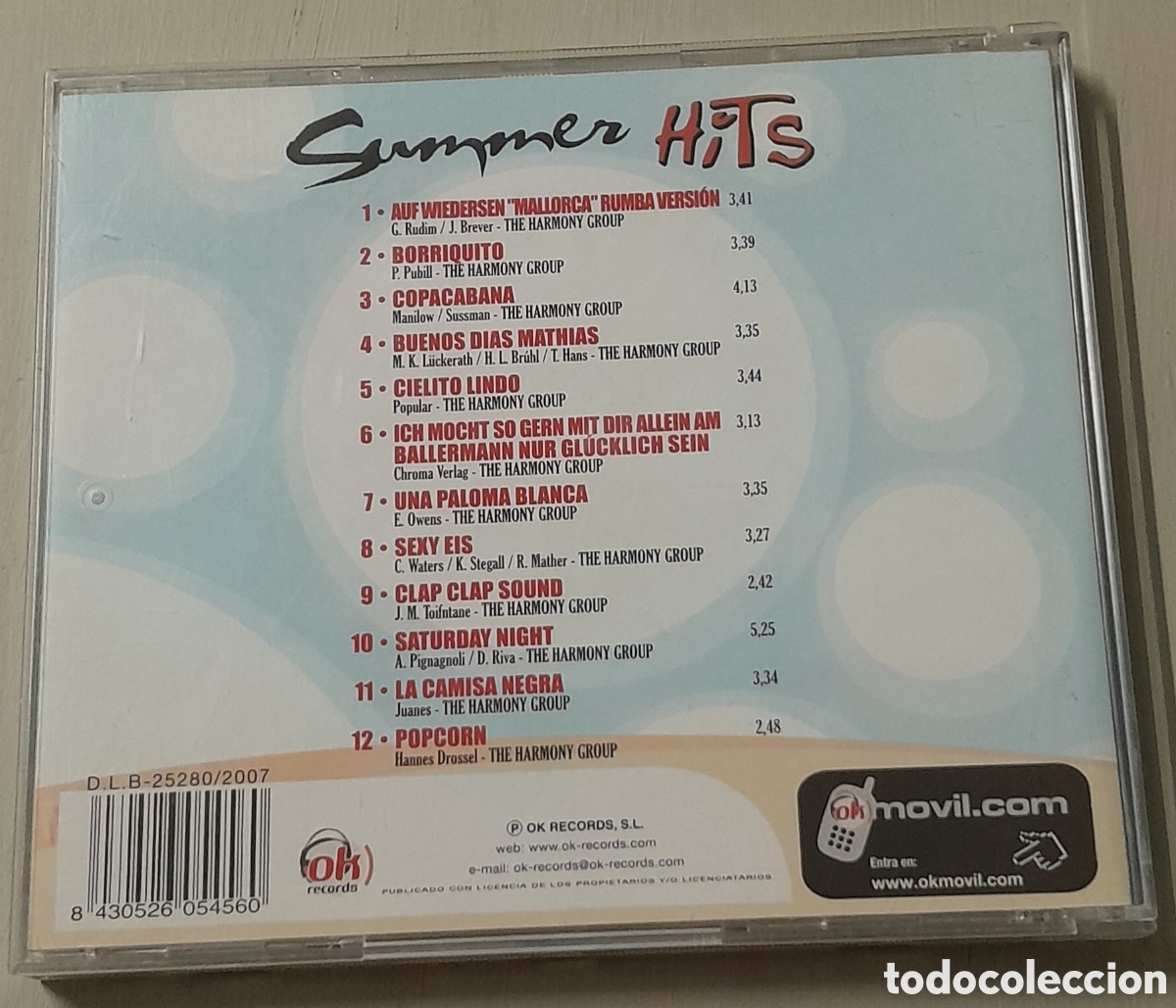 CDs de m&uacute;sica: THE HARMONY GROUP - SUMMER HITS - Foto 2