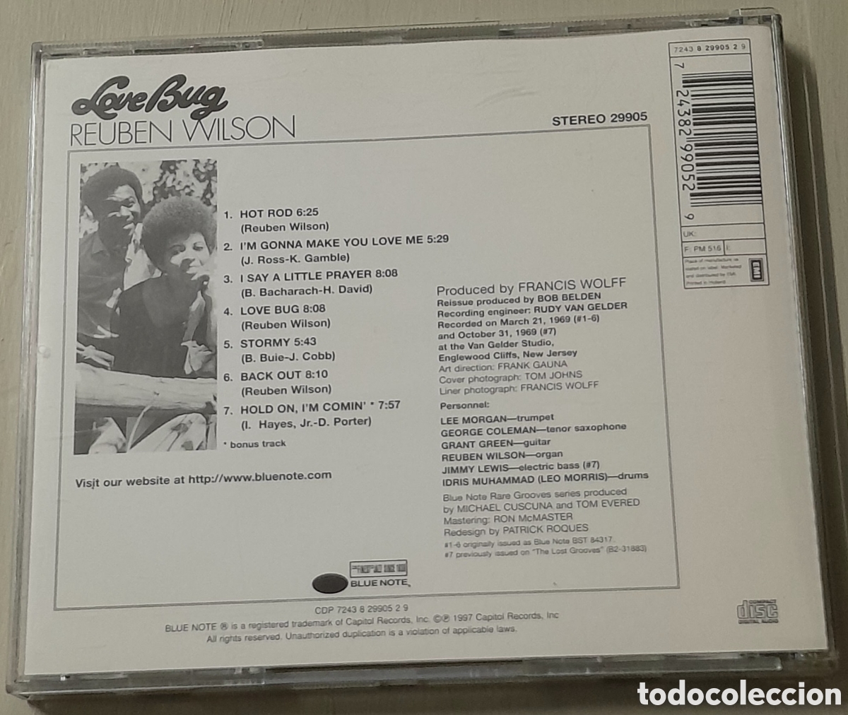 CDs de m&uacute;sica: REUBEN WILSON - LOVE BUG - Foto 2