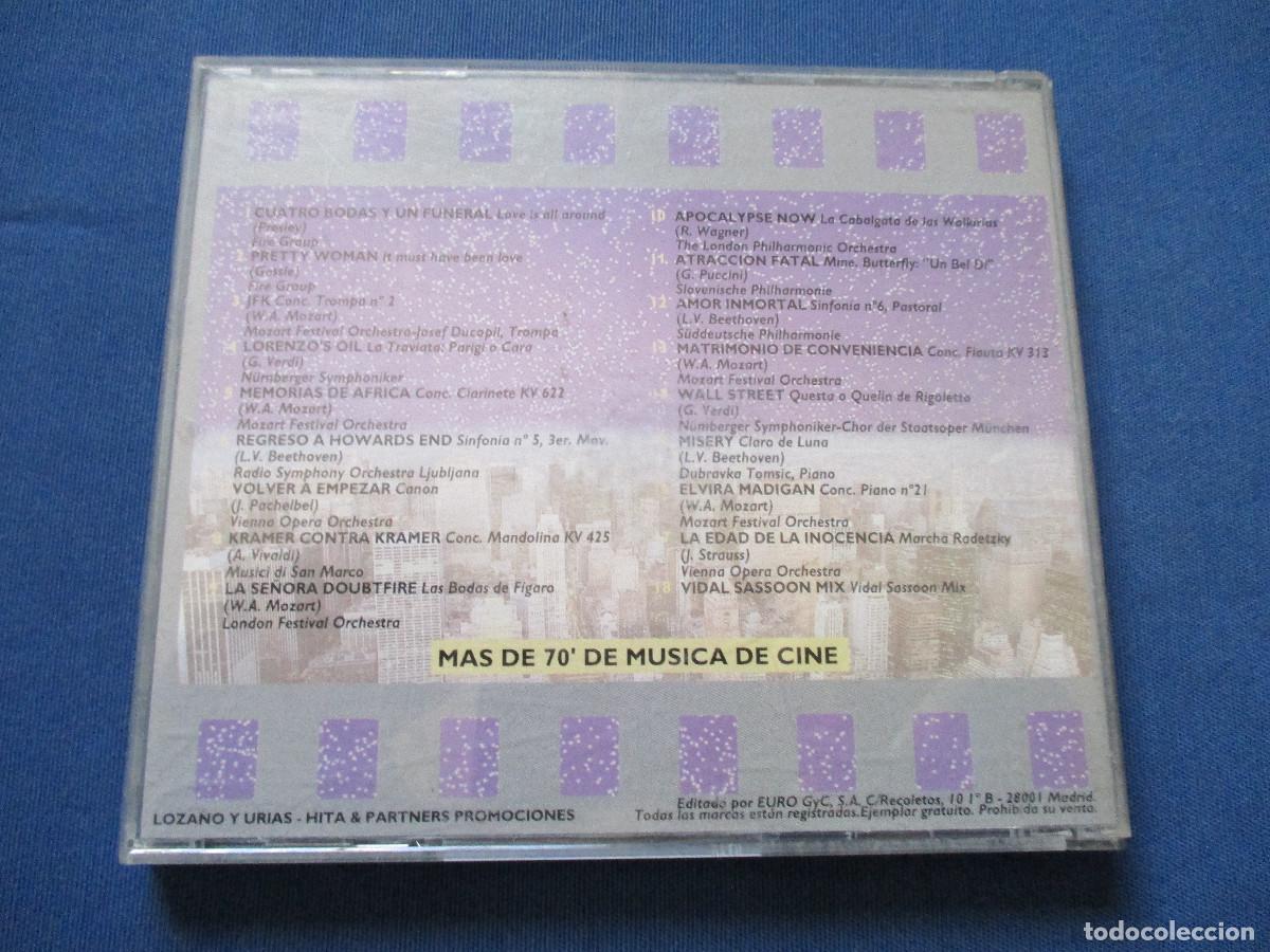 CDs de m&uacute;sica: CD - M&Uacute;SICA DE CINE - Foto 3