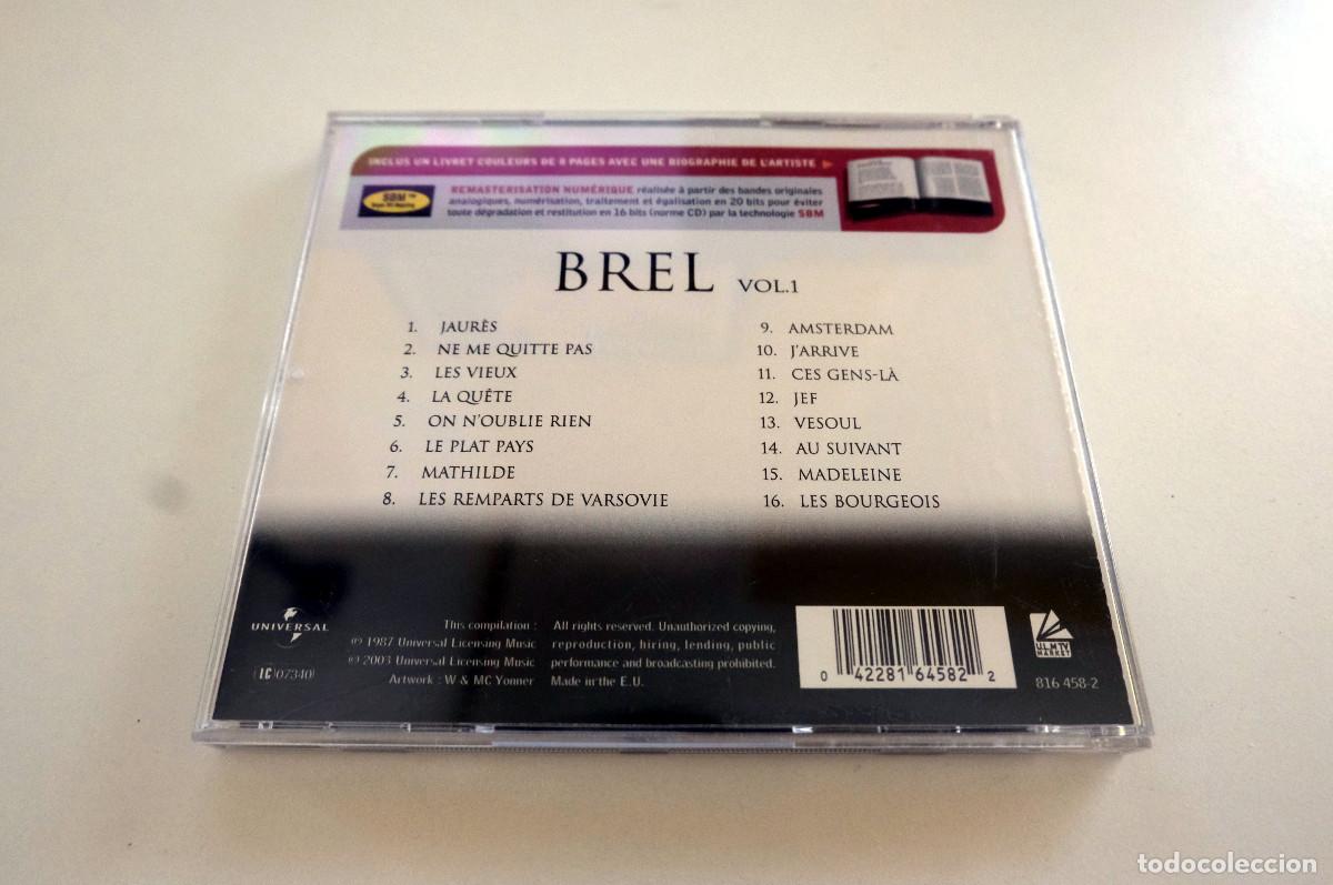 CDs de m&uacute;sica: Brel. Master Serie. Volumen 1. CD - Foto 2