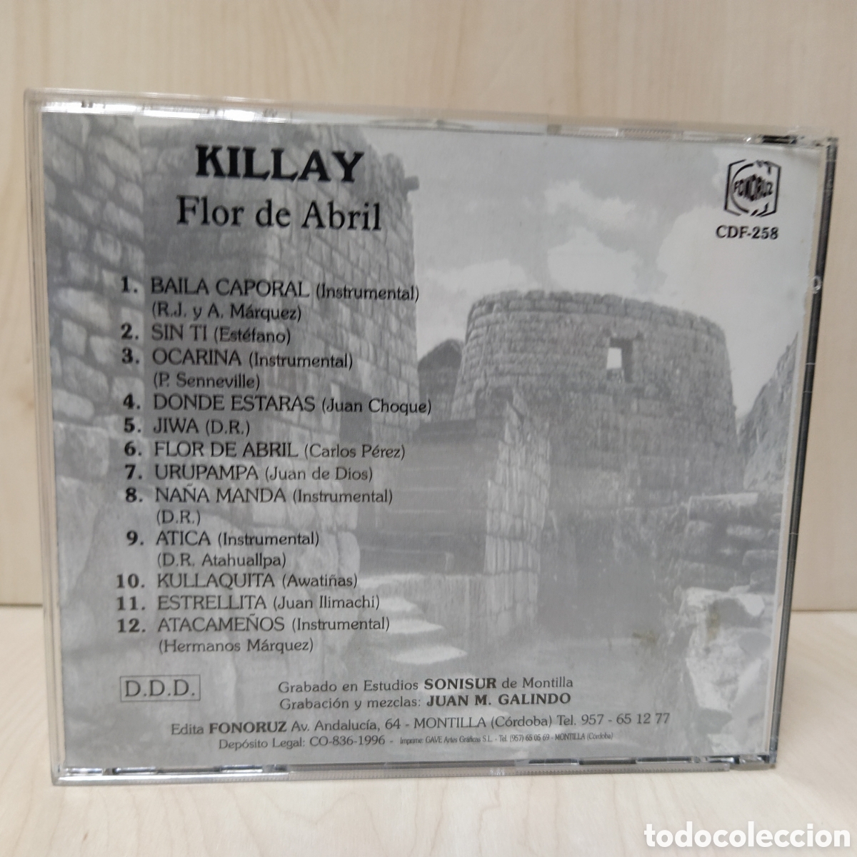 CDs de m&uacute;sica: Killay - Flor De Abril (CD, Album) - Foto 2