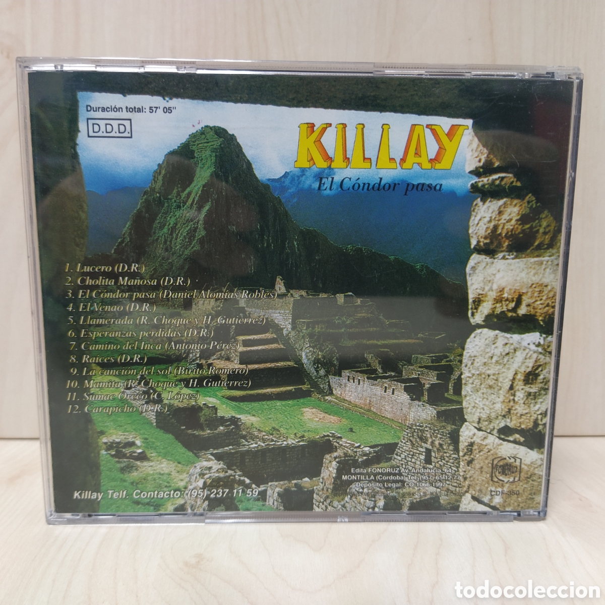 CDs de m&uacute;sica: Killay - El Condor Pasa (CD, Album) - Foto 2