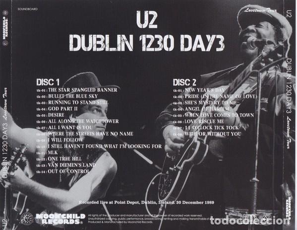 CDs de m&uacute;sica: 2 CDs - U2 - Live Dublin 1230 Day3 - Foto 2