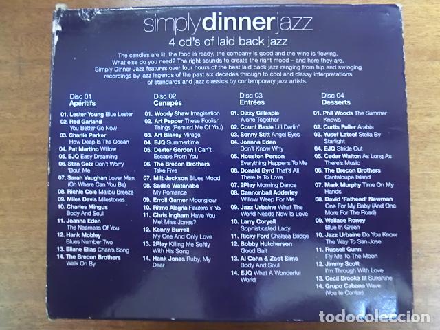 CDs de m&uacute;sica: Various &ndash; Simply Dinner Jazz - 4 CD - Caja - Foto 4
