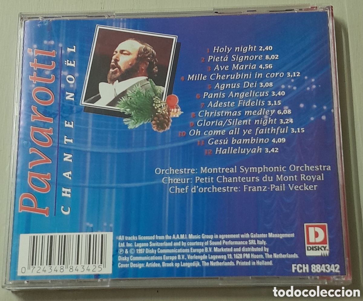CDs de m&uacute;sica: PAVAROTTI CHANTE NO&Euml;L - Foto 2