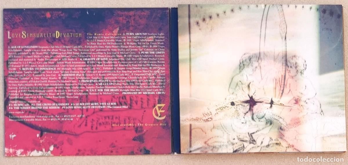 CDs de m&uacute;sica: ENIGMA - LOVE SENSUALITY DEVOTION (CD) 2001 - 9 TEMAS - DIGIPACK - Foto 2