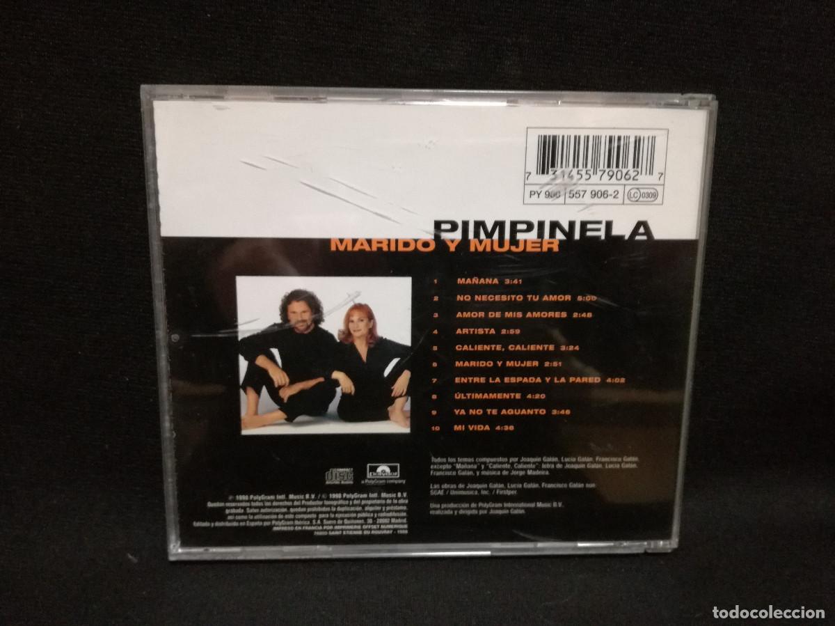 CDs de m&uacute;sica: CD - PIMPINELA - MARIDO Y MUJER - Foto 2