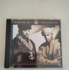 CDs de Música: CD ERIC B & RAKIM LET THE RHYTHM HIT 'EM MCA RECORDS 1990 RAP HIP HOP