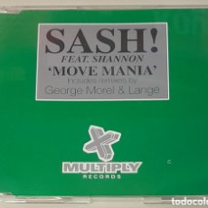 CDs de Música: SASH! FEAT. SHANNON - MOVE MANIA - CDSINGLE. Lote 403247459