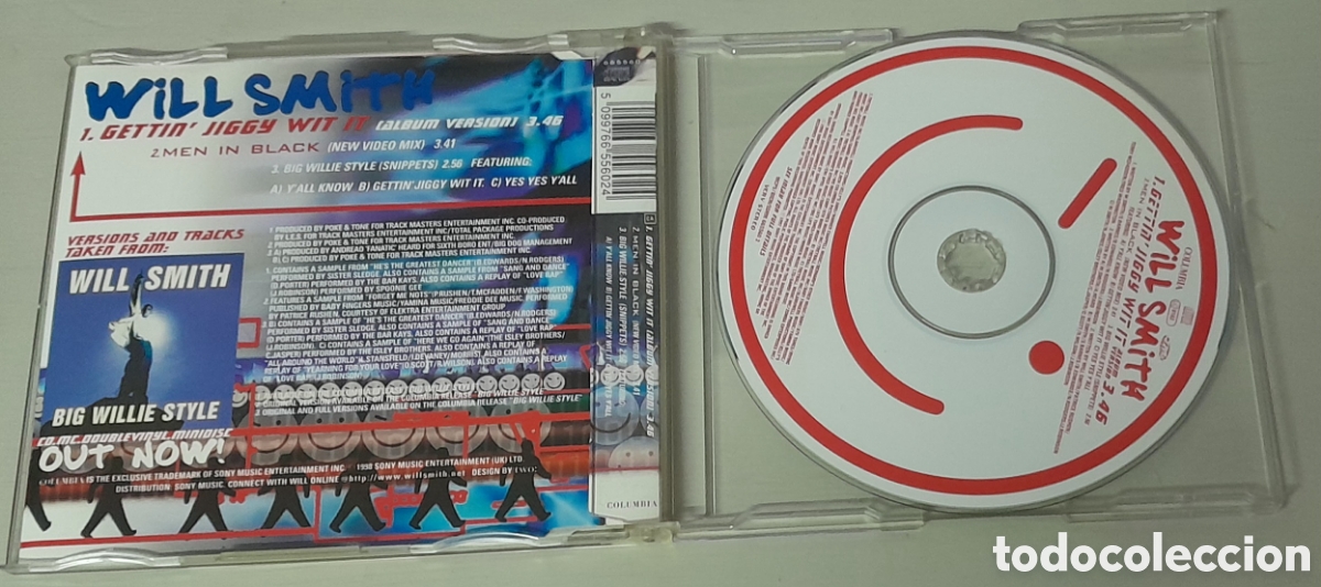 CDs de m&uacute;sica: WILL SMITH - GETTIN JIGGY WIT IT - CDSINGLE - Foto 2
