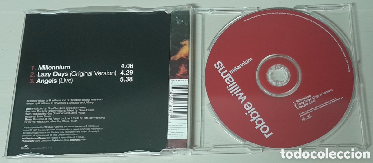 CDs de m&uacute;sica: ROBBIE WILLIAMS - MILLENNIUM - CDSINGLE - Foto 2