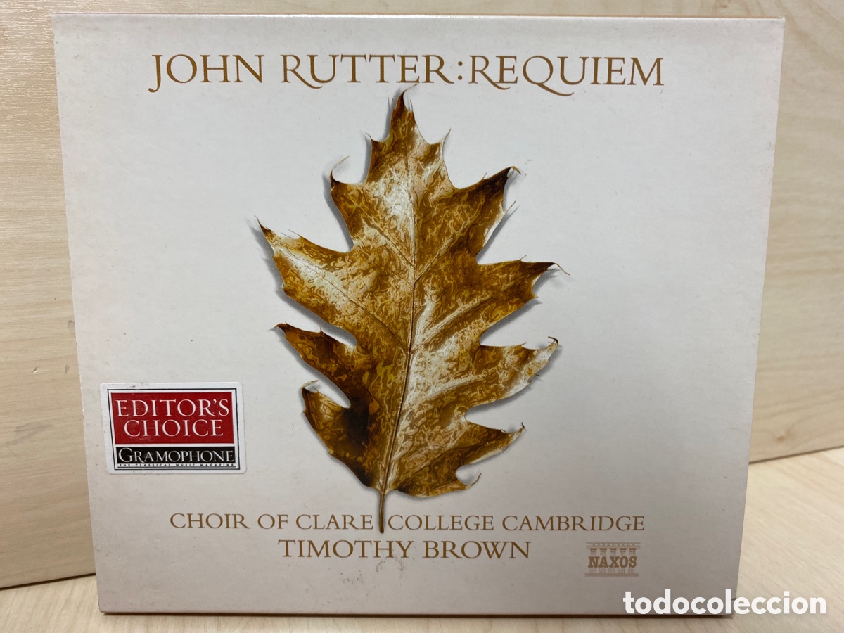 CDs de m&uacute;sica: John Rutter - Timothy Brown - Requiem (CD) - Foto 1